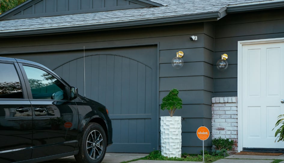 Vivint home security camera in Logan